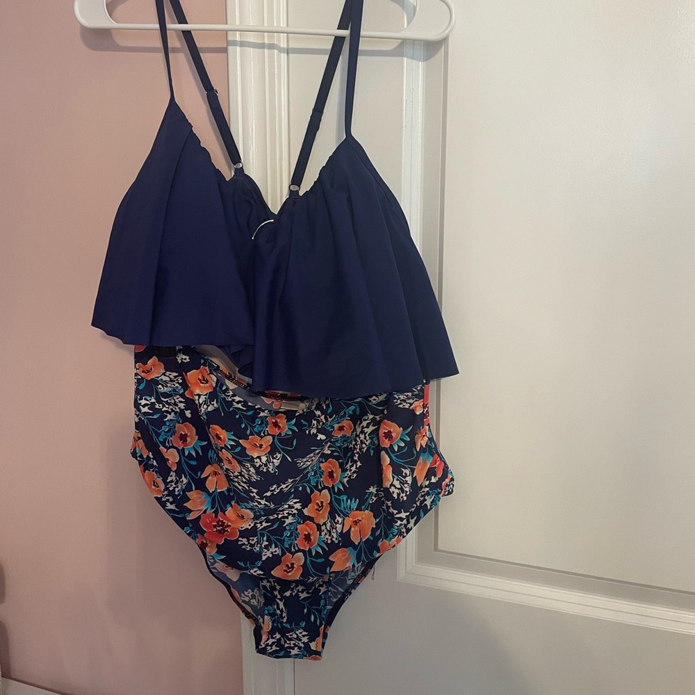 High waisted swimsuit